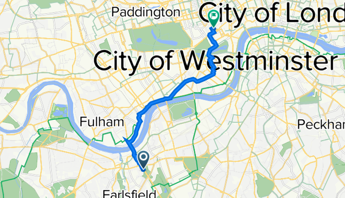 26–33 Wandsworth Common West Side, London to 96–98 Regent St, London