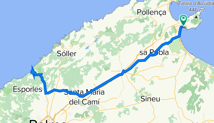 Alcudia-Port de Valdemossa-Alcudia