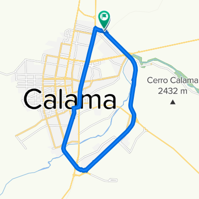 Avenida Circunvalación 1458, Calama a Condominio Valle Altiplánico, Calama