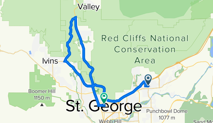 288 E 200 N St, Washington to 18 S Main St, St. George