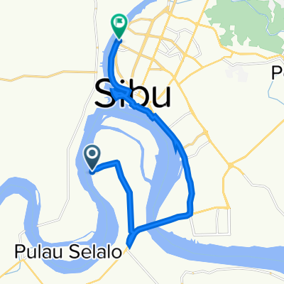 Sibu to Jalan Kampung Nangka, Sibu