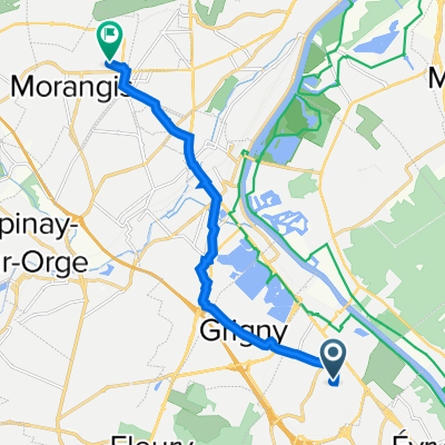 70 Rue du Temple, Ris-Orangis à 1 Avenue des Froides Bouillies, Morangis