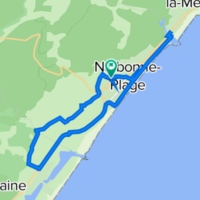 Avenue des Foulquines Plage, Narbonne nach Avenue des Foulquines Plage, Narbonne