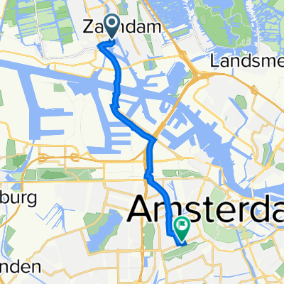 Krimp 23, Zaandam to Overtoom 322, Amsterdam