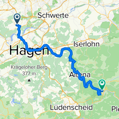 Am Nierkamp 58, Herdecke nach Vosslohstraße, Werdohl