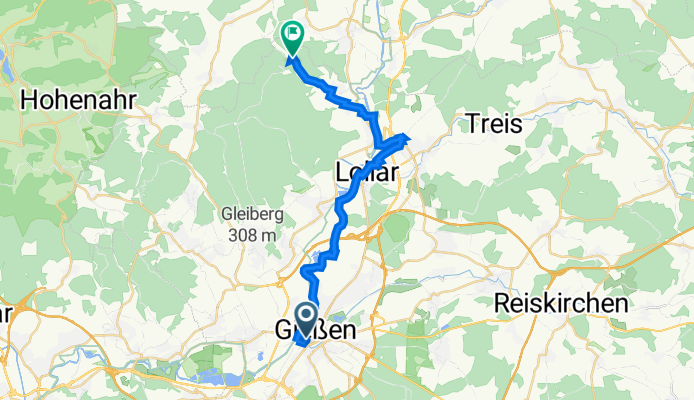 Giessen | Badenburg | Staufenberg | Schmelzmühle