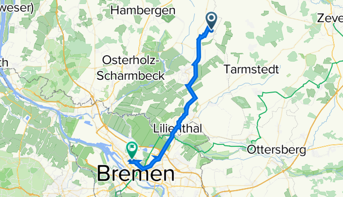 Neen Moor 25A, Worpswede nach Nürnberger Straße 31, Bremen