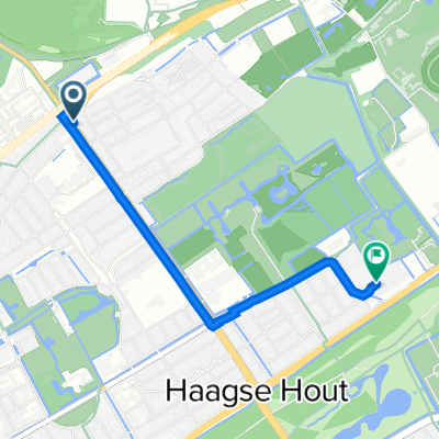 Van Alkemadelaan 313, Den Haag naar Floris Arntzeniusplein 103, Den Haag