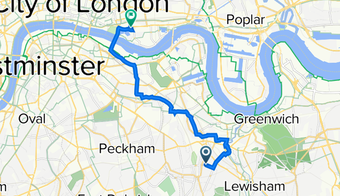 68C Upper Brockley Road, London to 4 Gemini Court, Thomas More Sq, London