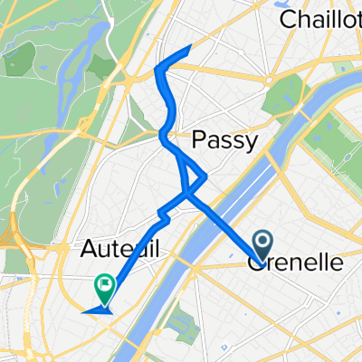 76 Avenue Émile Zola, Paris à 55 Rue Chardon-Lagache, Paris