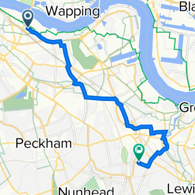 198 Hartland House, Tooley St, London to 66A Upper Brockley Road, London