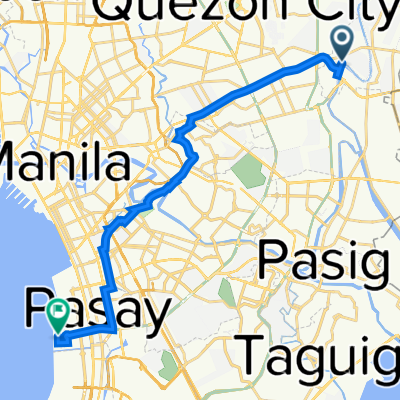 Amphitheater Road, Marikina to Ocean Drive, Pasay