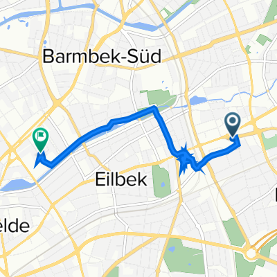 Schloßstraße 10, Hamburg nach Dorothea-Bernstein-Weg 1, Hamburg