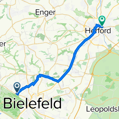 Morgenbreede 17, Bielefeld nach Mindener Straße 26, Herford
