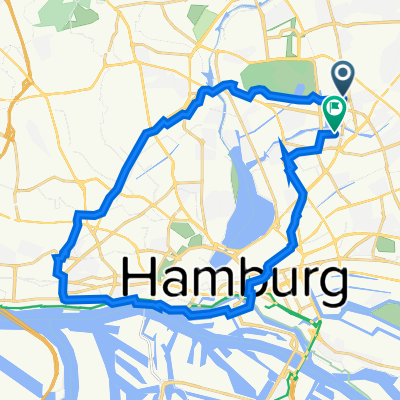 Hellbrookstraße 30, Hamburg nach Brucknerstraße 12, Hamburg