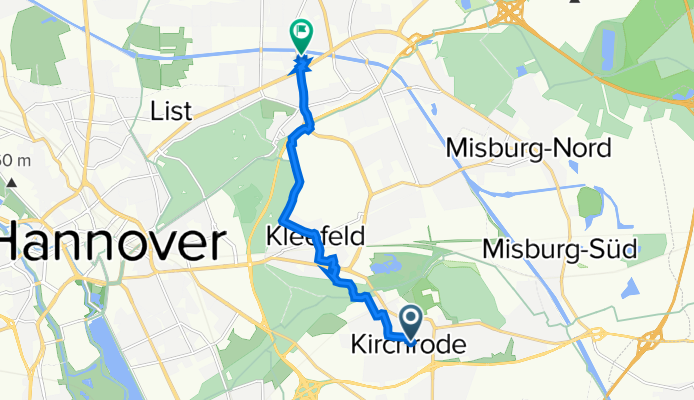 Molanusweg 24, Hannover nach Eulenkamp, Hannover