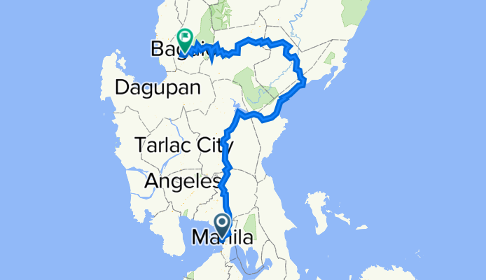 Manila to Baguio