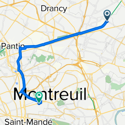 85 Allée de Monthyon, Les Pavillons-sous-Bois à 87 ter Rue de Paris, Montreuil