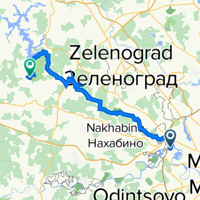 vСтрогино - Истринское вдхр veloradar.ru/map/?track_id=ljbcqb