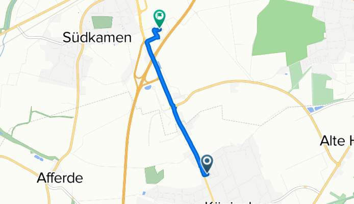 Asternweg 11, Unna nach Zollpost 6, Kamen
