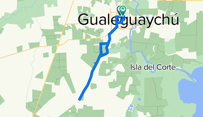 De JJ Franco 1230, Gualeguaychú a JJ Franco 987, Gualeguaychú