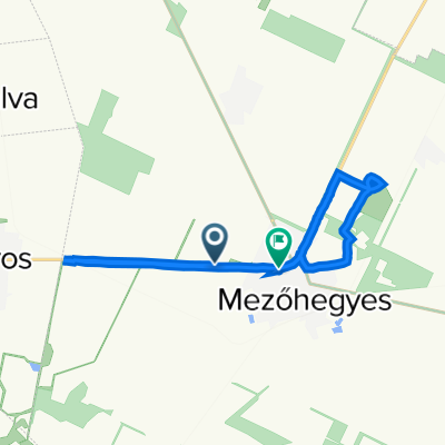 Mezőhegyes to Kinizsi tér 1., Mezőhegyes