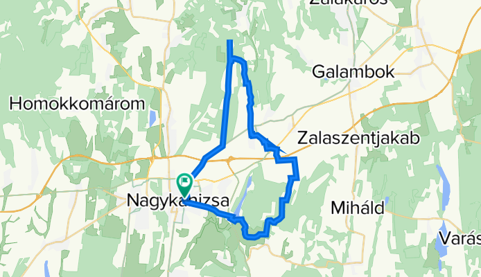 Látóhegy - Gáspár-hegy - Nagyrécse - Bacónaki-hegy - Cserfő