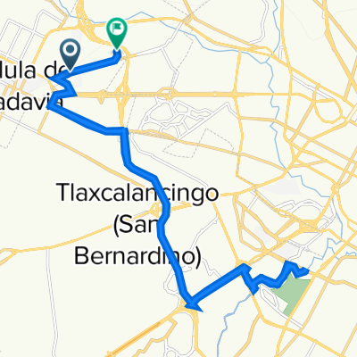 Ciclovía Camino Real a Momoxpan, Cholula de Rivadavia a Privada Tercera Álvaro Obregón 3419, Cholula de Rivadavia