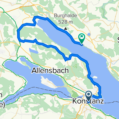 1 Etappe Bodensee Konstanz - Überlingen