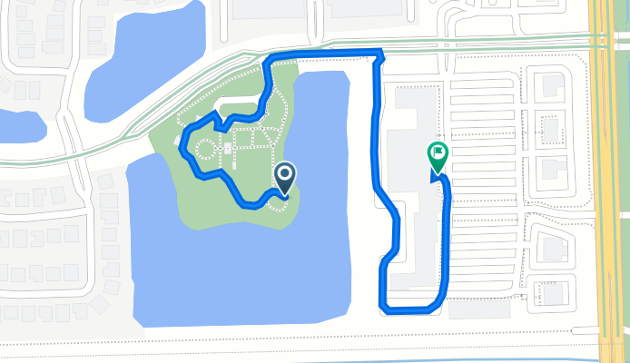 16400 Emerald Estates Dr, Weston to 4565 Weston Rd, Weston