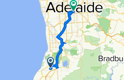 Route in der Bikemap App öffnen
