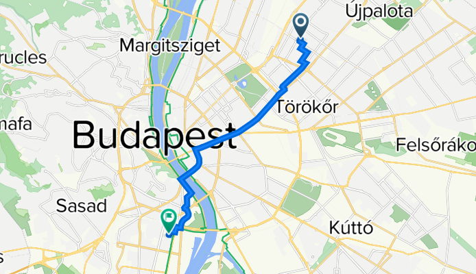 Szatmár utca 69., Budapest to Nádorliget utca 7a., Budapest