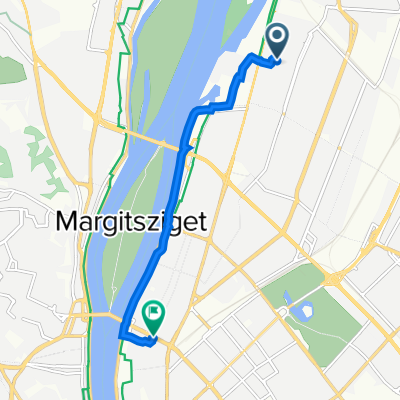 Gyöngyösi sétány, Budapest to Szent István körút 17., Budapest