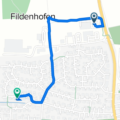 Max-Planck-Straße 1, Beimerstetten nach Rübenäckerweg 20, Beimerstetten