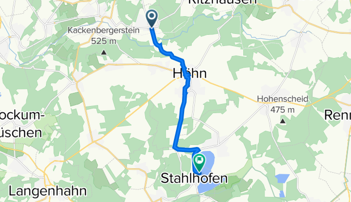 Talstraße 5, Großseifen nach Stahlhofen am Wiesensee