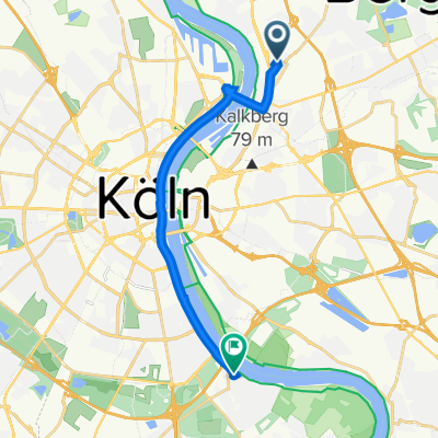 Hacketäuerstraße 33, Köln nach Hauptstraße 44, Köln