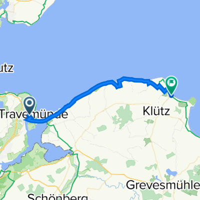 Mühlenberg 31, Lübeck to Klützer Straße 2, Boltenhagen