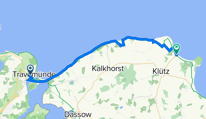 Mühlenberg 31, Lübeck to Klützer Straße 2, Boltenhagen