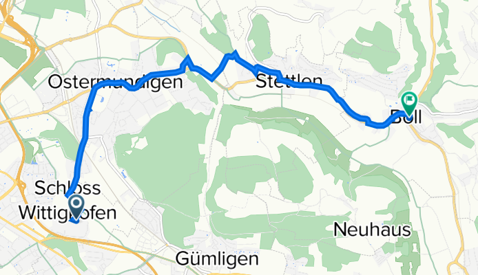 Jupiterstrasse 49A, Bern nach Worbstrasse 4, Vechigen