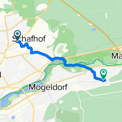 Äußere Bayreuther Straße 230A, Nürnberg nach Nürnberg