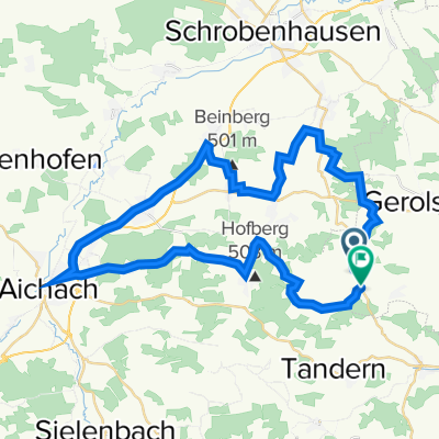 Aresing-Kühbach-Aichach-Birglbach