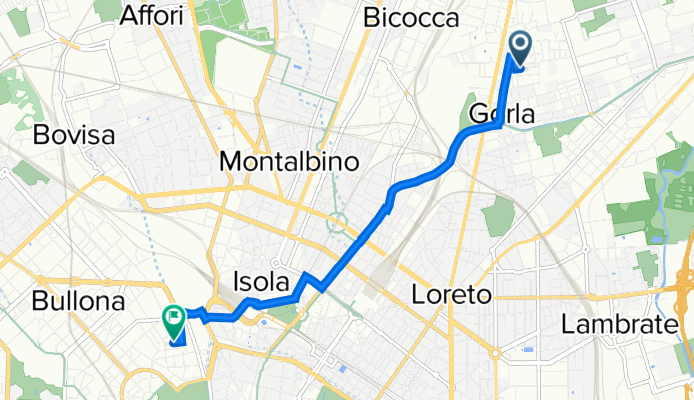 Via Privata Val di Non 2, Milano a Via Paolo Sarpi 27, Milano