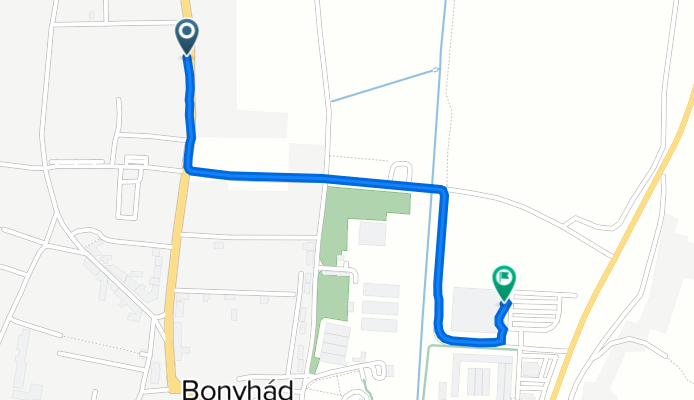 Rákóczi Ferenc utca 49., Bonyhád to Völgység utca, Bonyhád