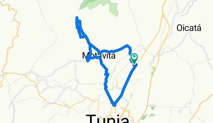 Tunja - Motavita - Sote - Motavita - Tunja (ruta nueva)
