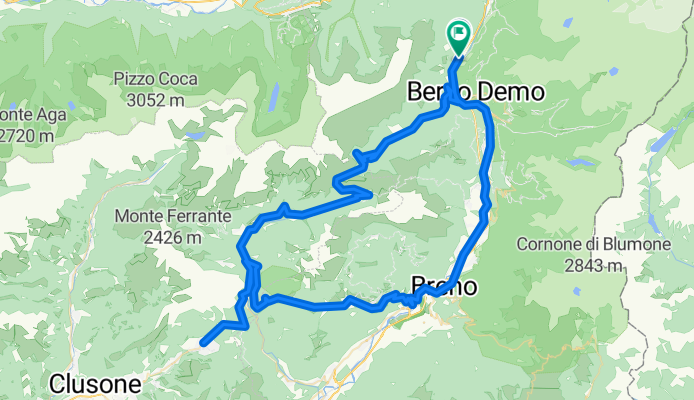 Croce di Sálven - Passo della Presolana - Passo del Vivione