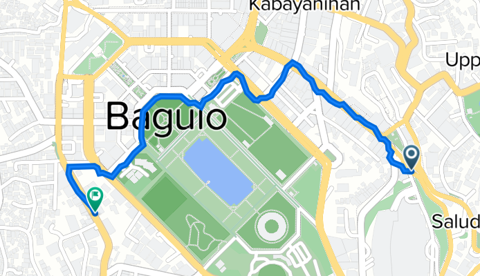 Session Road, Baguio to Legarda Road, Baguio