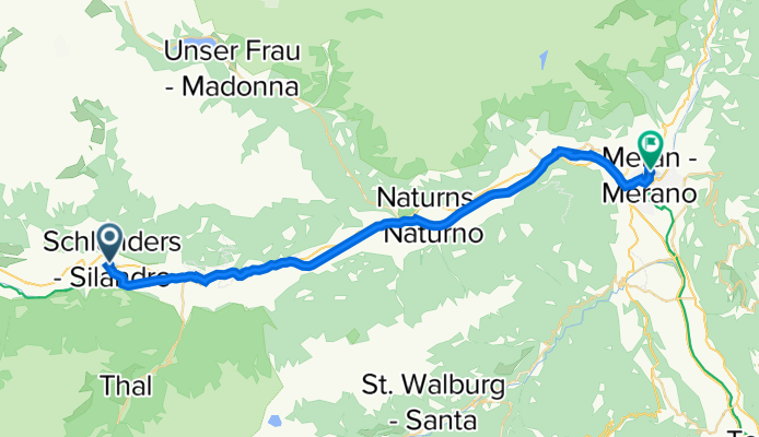 Etappe 2 Schlanders - Meran