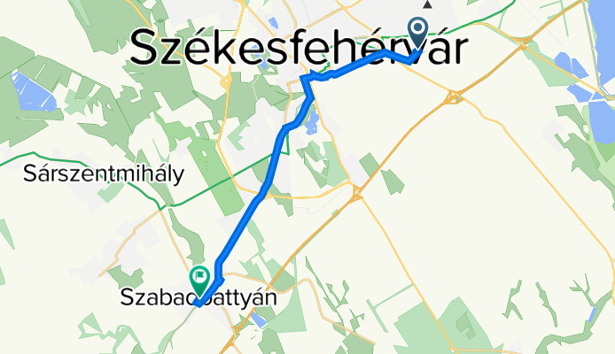 Köfém lakótelep 1, Székesfehérvár - Árpád utca 30a, Szabadbattyán