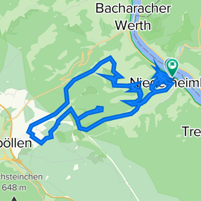 Schulstraße 19, Oberdiebach nach Am Hof 2, Oberdiebach