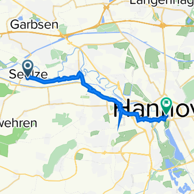 Schillerstraße 8, Seelze nach Karmarschstraße 42, Hannover